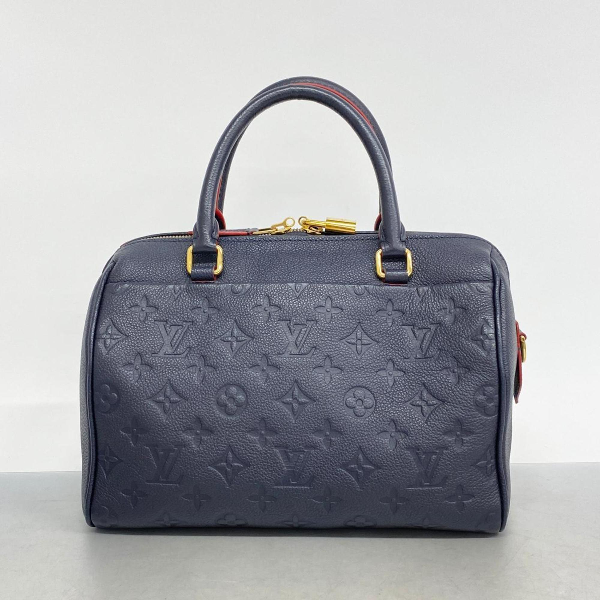 Louis Vuitton Handbag Monogram Empreinte Speedy Bandouliere 25 M43501 Marine Rouge Ladies