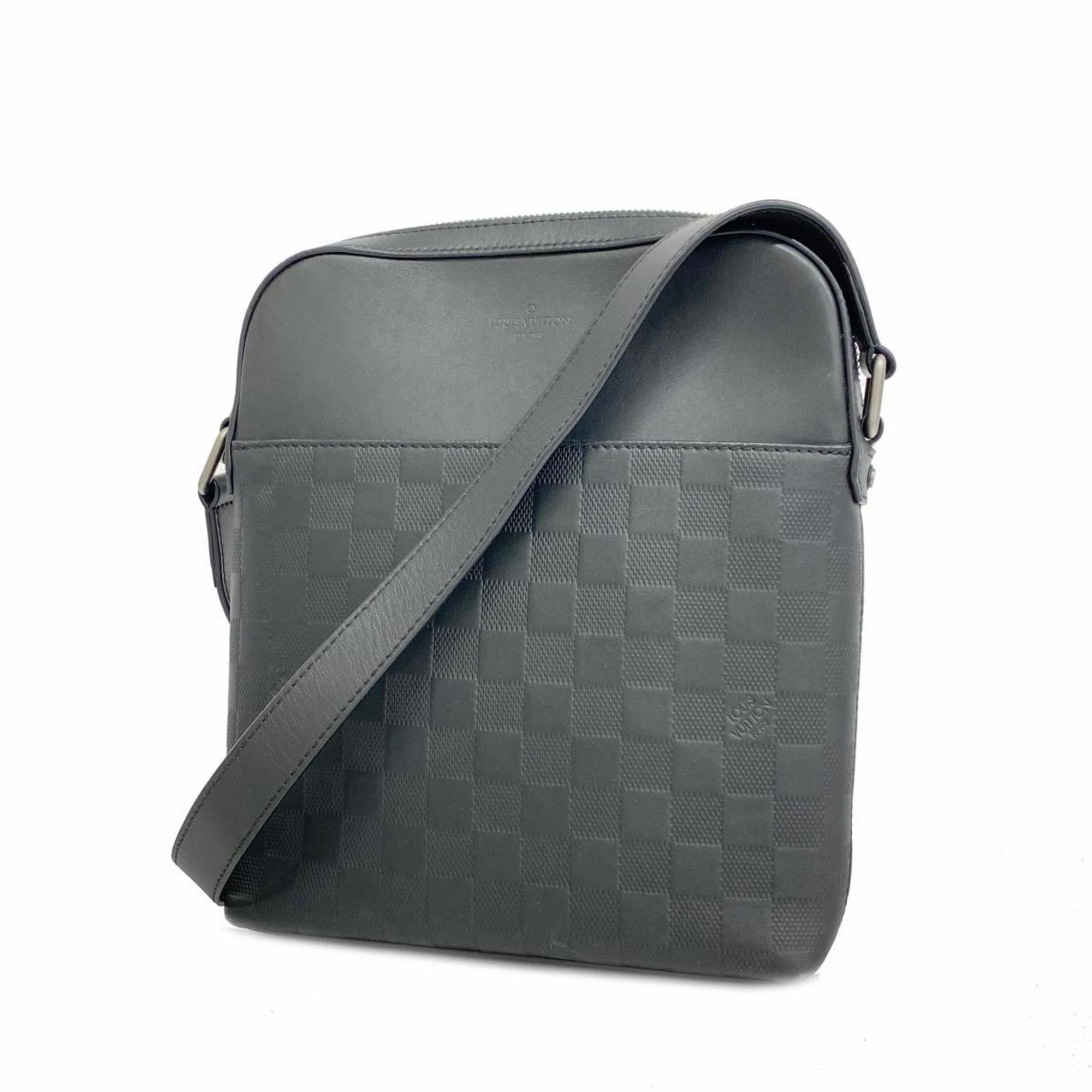 Louis Vuitton Shoulder Bag Damier Infini Pochette District N23355 Onyx Men's