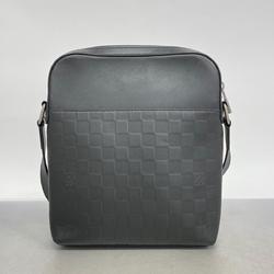 Louis Vuitton Shoulder Bag Damier Infini Pochette District N23355 Onyx Men's