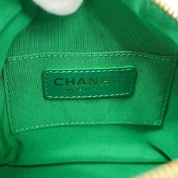 Chanel handbag, Matelasse, chain shoulder, lambskin, green, for women