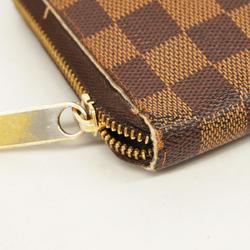 Louis Vuitton Long Wallet Damier Zippy Organizer N60003 Ebene Men's