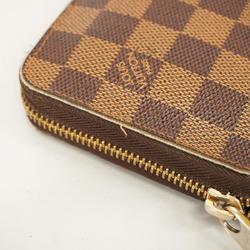 Louis Vuitton Long Wallet Damier Zippy Organizer N60003 Ebene Men's