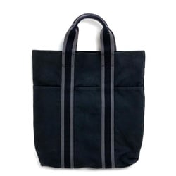 HERMES Hermes size storage possible Foultou Cabas handbag tote bag canvas ladies black