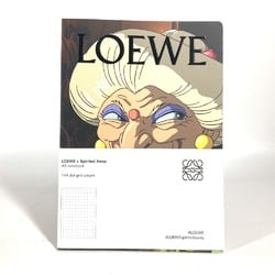 LOEWE Ghibli Collaboration Spirited Away Yubaba Design Stationery Memo Pad Notebook Paper Women's Black