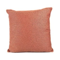 HERMES H Pillow Cushion Cotton Women's Orange