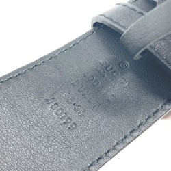 GUCCI 400593 GG Belt Leather Men's Black