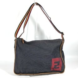 FENDI Shoulder Bag Denim Women's Blue