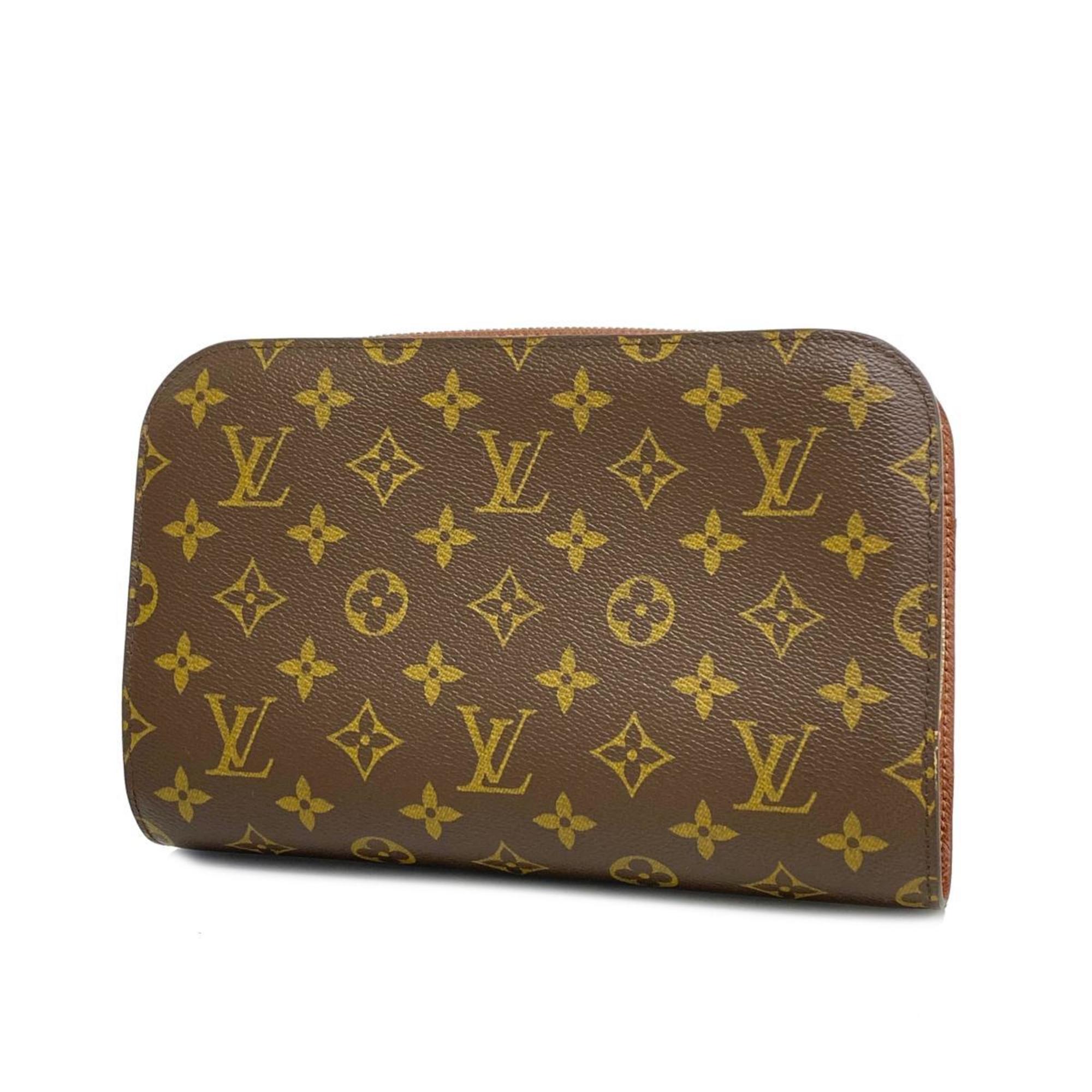 Louis Vuitton Clutch Bag Monogram Orsay M51790 Brown Men's