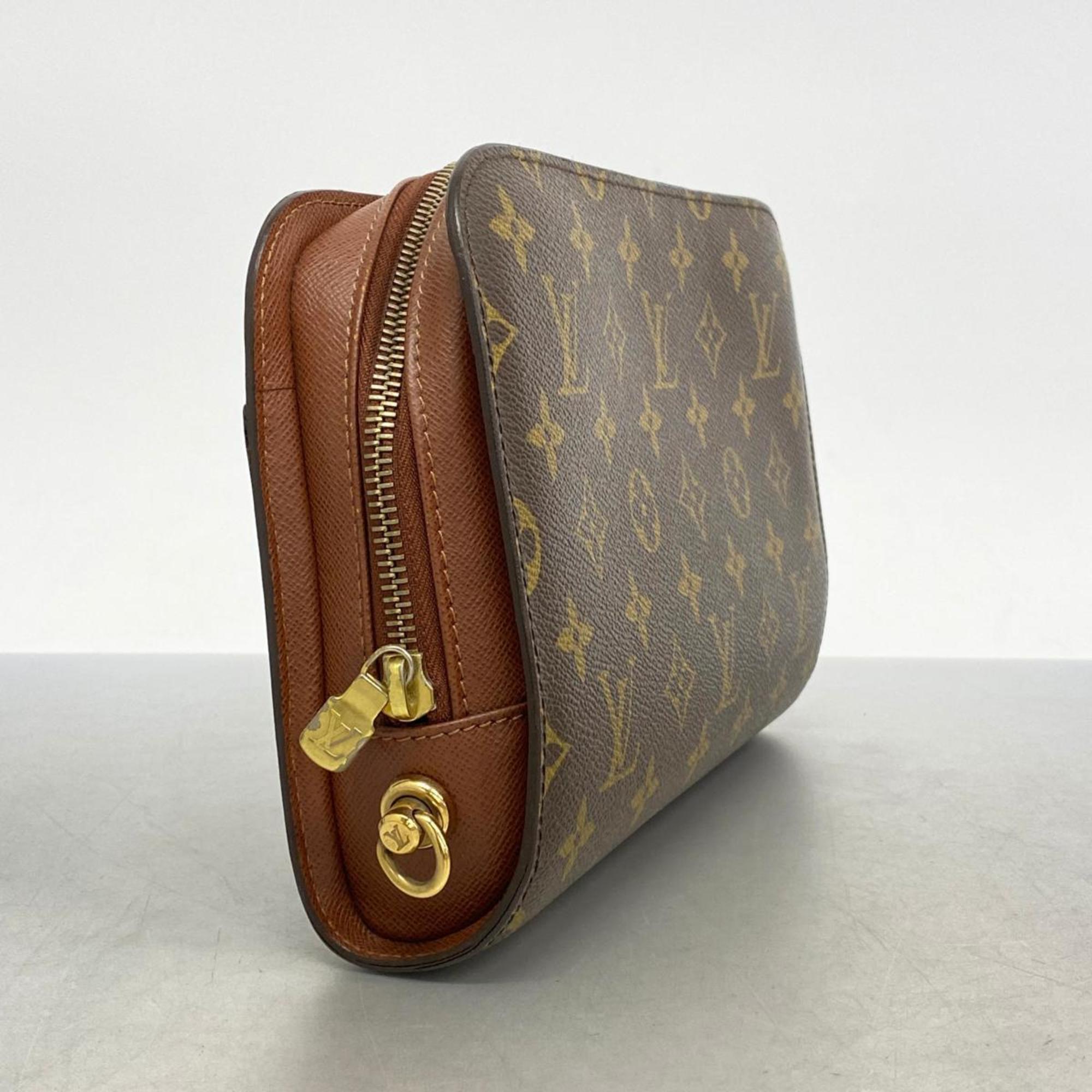 Louis Vuitton Clutch Bag Monogram Orsay M51790 Brown Men's