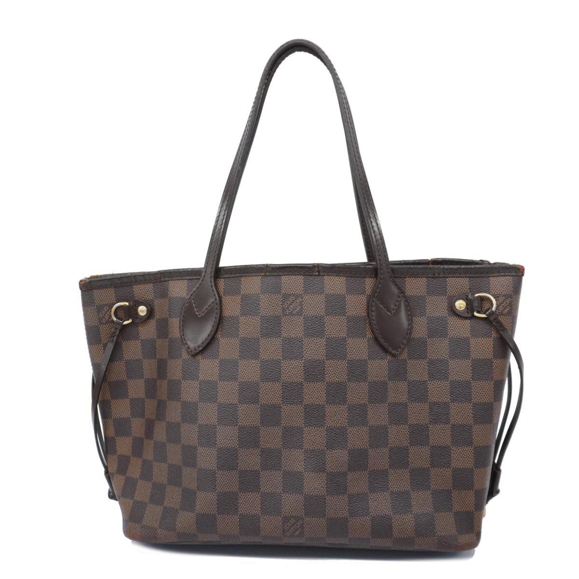 Louis Vuitton Tote Bag Damier Neverfull PM N51109 Ebene Women's