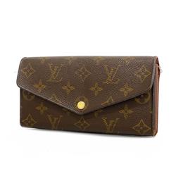 Louis Vuitton Long Wallet Monogram Portefeuille Sarah M60531 Brown Ladies