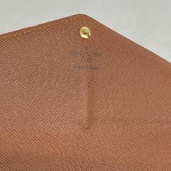 Louis Vuitton Long Wallet Monogram Portefeuille Sarah M60531 Brown Ladies