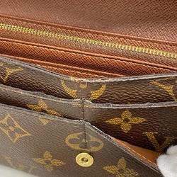 Louis Vuitton Long Wallet Monogram Portefeuille Sarah M60531 Brown Ladies