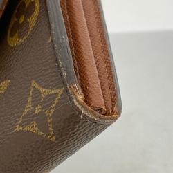 Louis Vuitton Long Wallet Monogram Portefeuille Sarah M60531 Brown Ladies