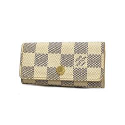 Louis Vuitton Key Case Damier Azur Multicle 4 N60020 White Men's Women's