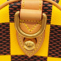 Louis Vuitton Handbag Damier Pop Speedy Bandouliere 25 N40584 Jaune Matte Ladies