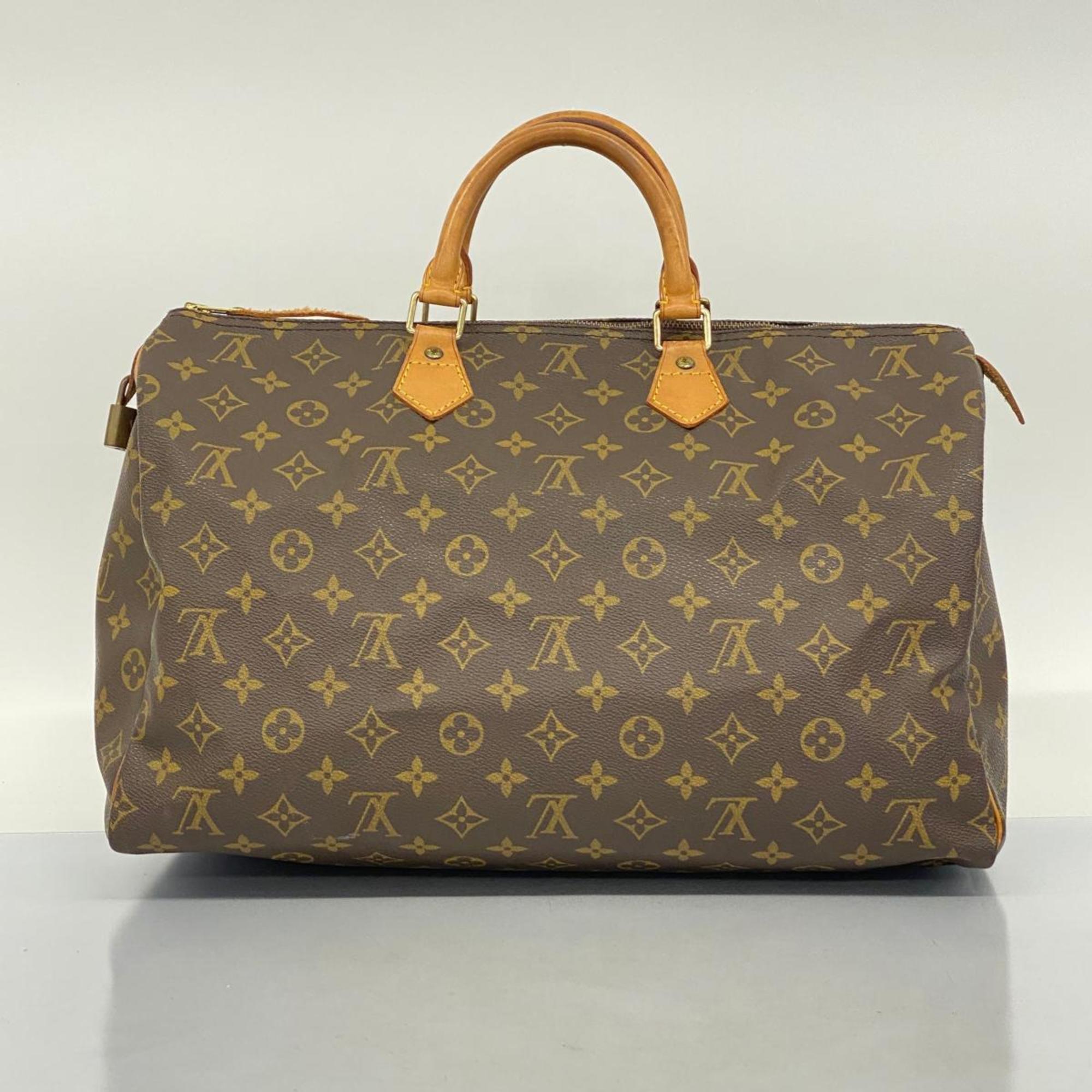 Louis Vuitton Handbag Monogram Speedy 40 M41106 Brown Ladies