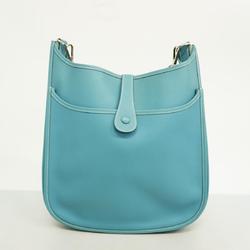 Hermes Shoulder Bag Evelyn 2GM J Stamped Epsom Blue Jean Women's