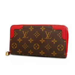 Louis Vuitton Long Wallet Monogram Zippy M61854 Retiro Ladies