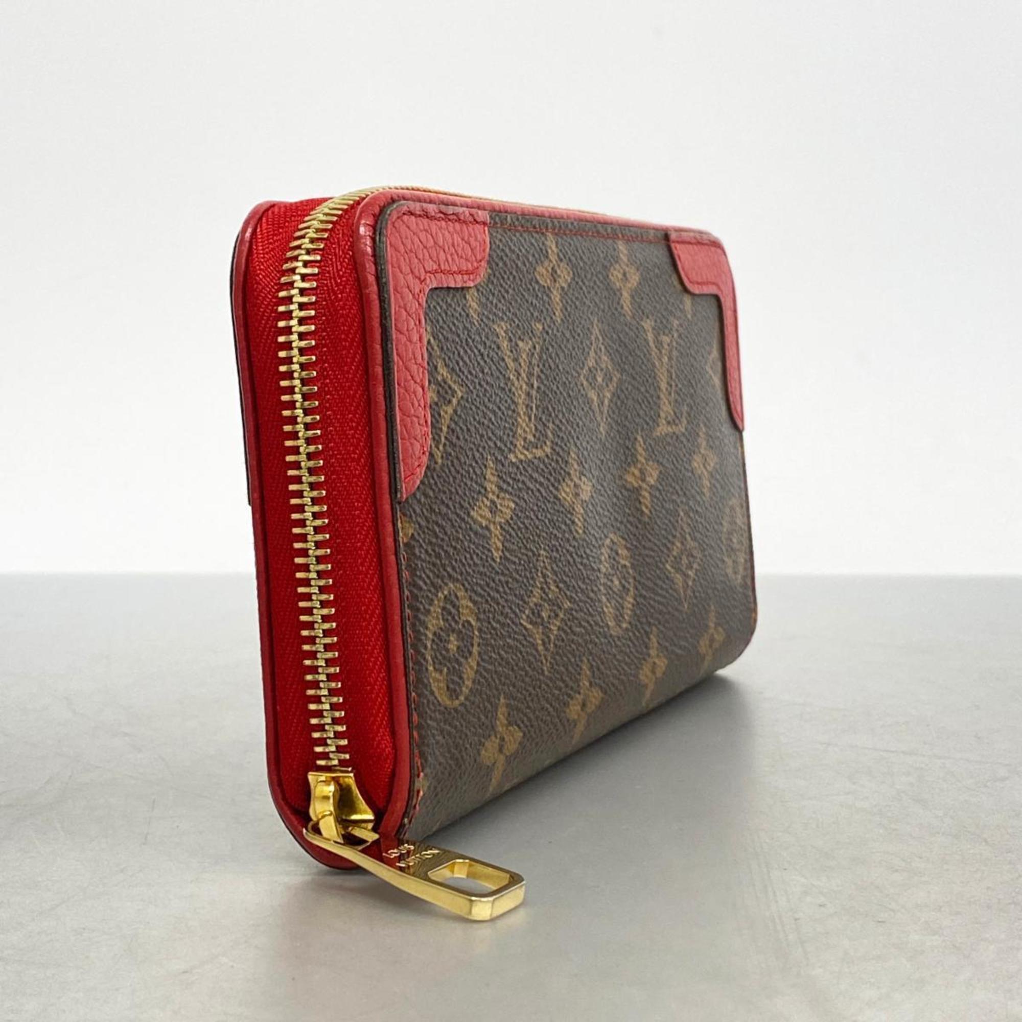 Louis Vuitton Long Wallet Monogram Zippy M61854 Retiro Ladies