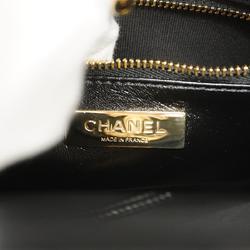 Chanel Shoulder Bag Matelasse 31 Chain Calfskin Black Women's