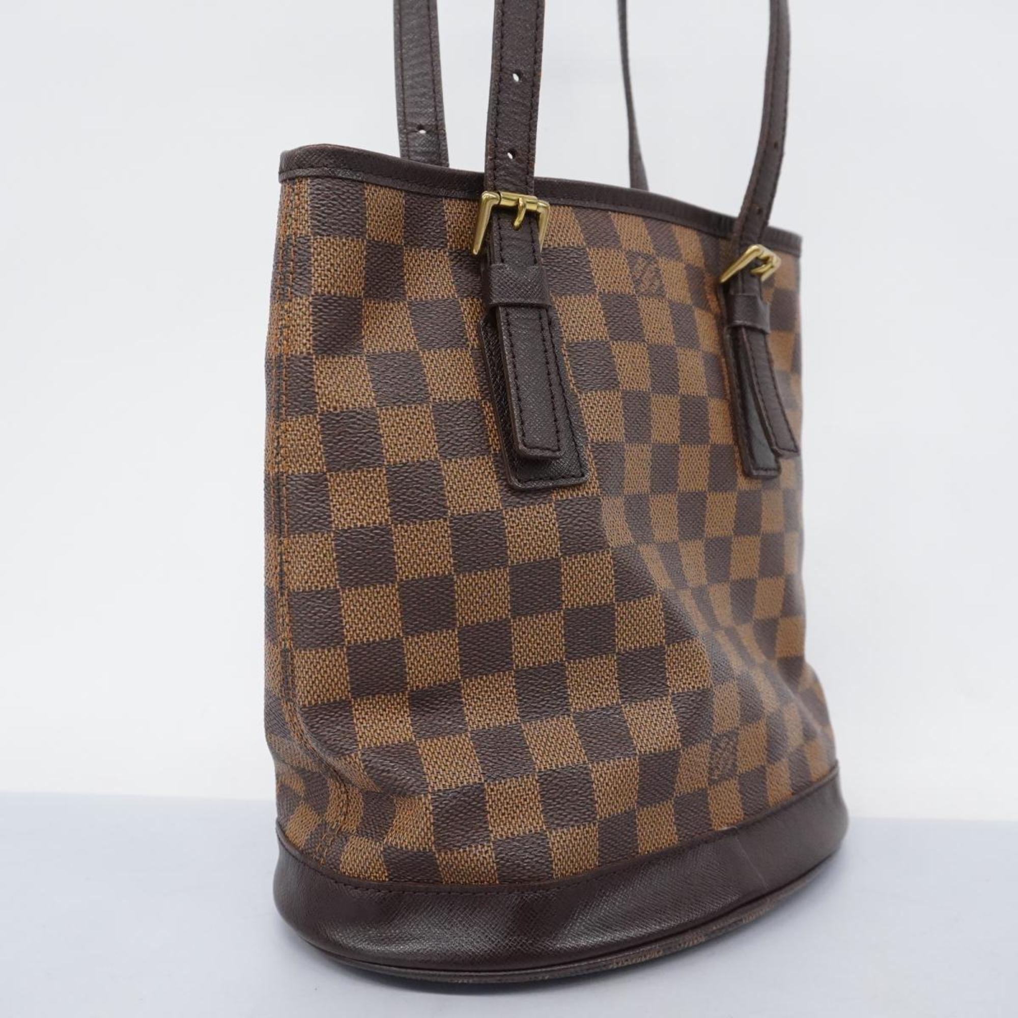 Louis Vuitton Tote Bag Damier Marais N42240 Ebene Ladies