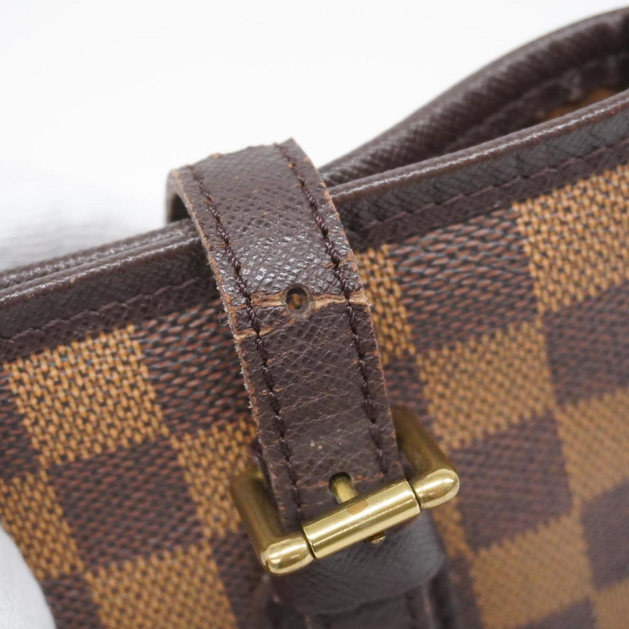 Louis Vuitton Tote Bag Damier Marais N42240 Ebene Ladies