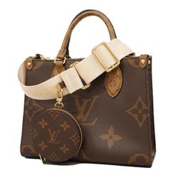 Louis Vuitton Handbag Monogram Giant On The Go PM M46373 Brown Ladies