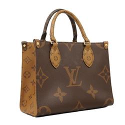 Louis Vuitton Handbag Monogram Giant On The Go PM M46373 Brown Ladies