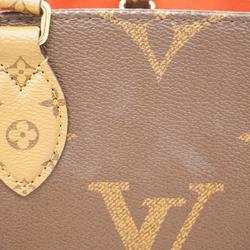 Louis Vuitton Handbag Monogram Giant On The Go PM M46373 Brown Ladies