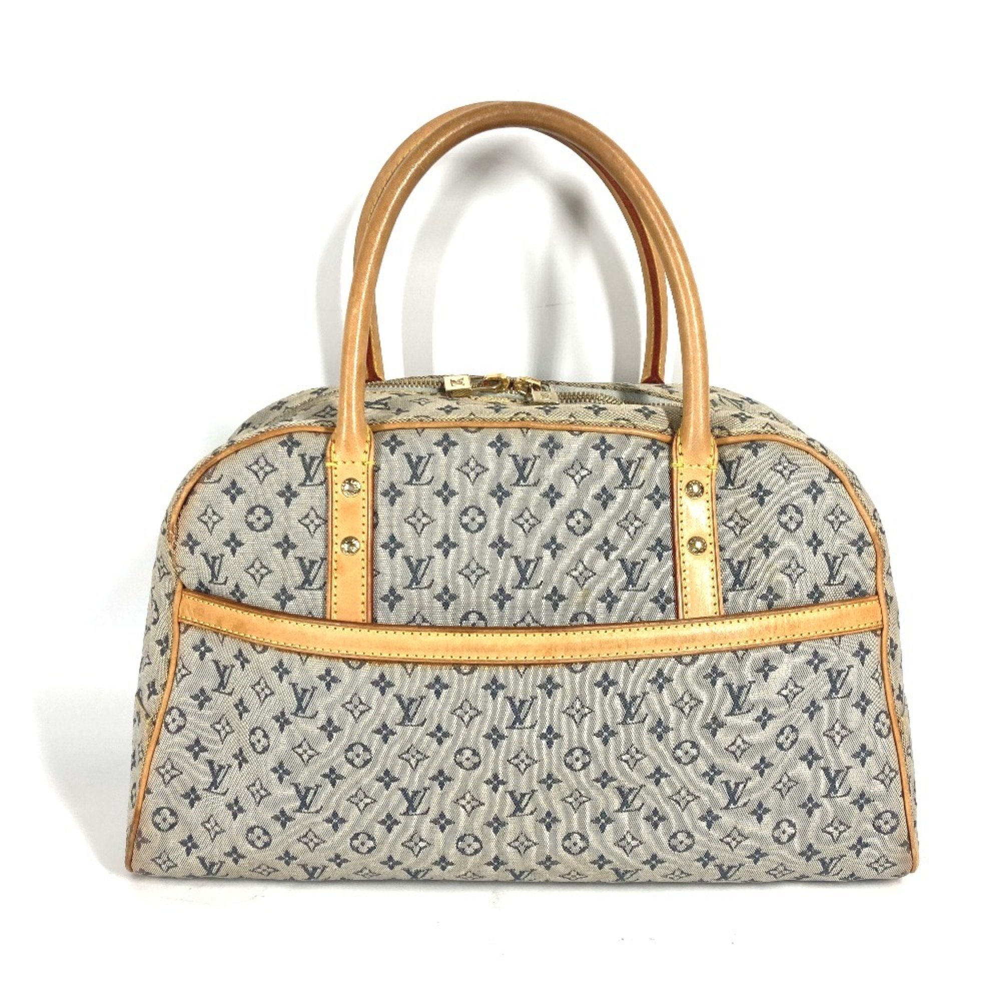 LOUIS VUITTON M92003 Monogram Marie Shoulder Bag Boston Canvas Women's Blue