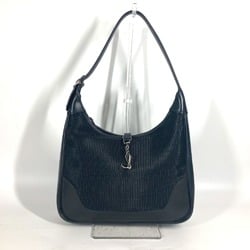 HERMES Trim 31 Shoulder Bag Leather Women's Black