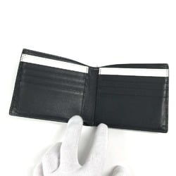 FENDI 7M0169 Compact Wallet Joshua Vides Collaboration Billfold Bi-fold Leather Men's White