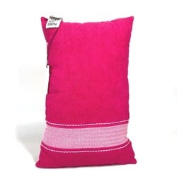 HERMES Hermes Pillow Yachting Beach Cushion Cotton Women's Hibiscus Pink