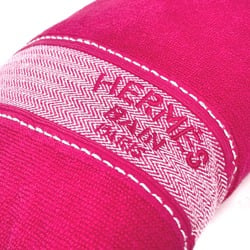 HERMES Hermes Pillow Yachting Beach Cushion Cotton Women's Hibiscus Pink