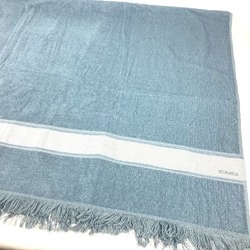 HERMES Hermes Bath Towel, Knee Blanket, Yachting Beach Large Cotton, Women's, Blue