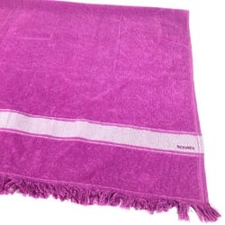 HERMES Hermes Bath Towel, Knee Blanket, Yachting Beach Large Cotton, Women's, Purple