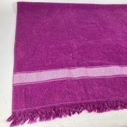 HERMES Hermes Bath Towel, Knee Blanket, Yachting Beach Large Cotton, Women's, Purple