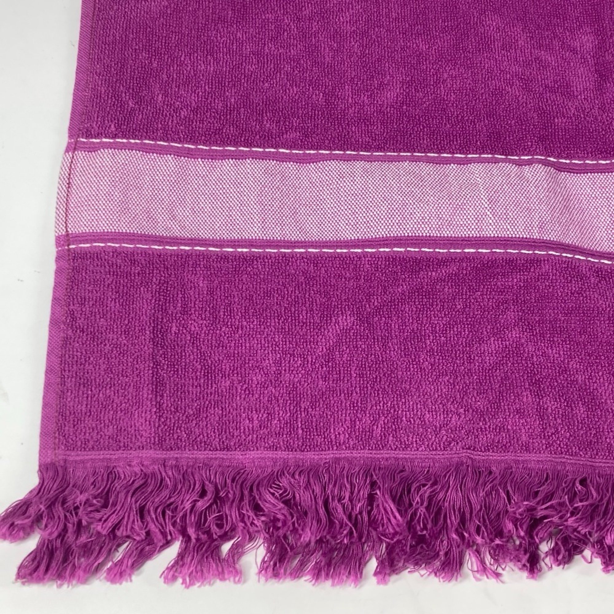 HERMES Hermes Bath Towel, Knee Blanket, Yachting Beach Large Cotton, Women's, Purple