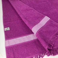 HERMES Hermes Bath Towel, Knee Blanket, Yachting Beach Large Cotton, Women's, Purple