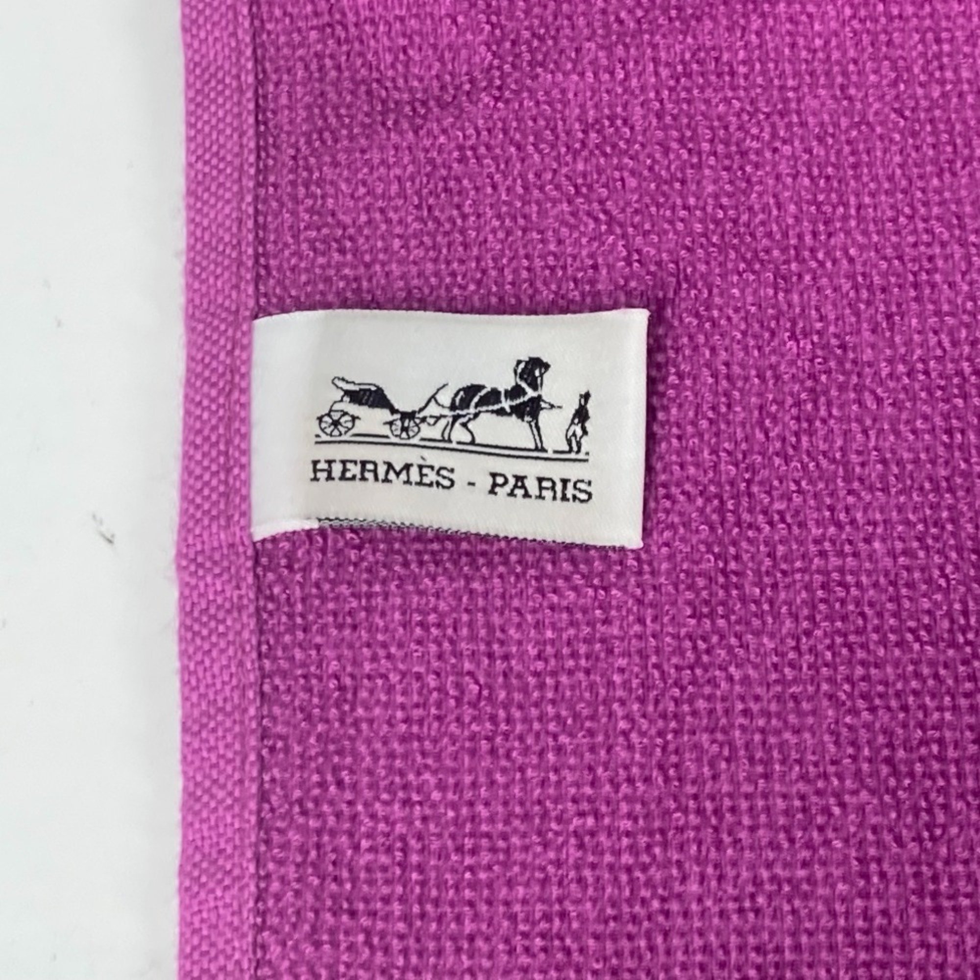 HERMES Hermes Bath Towel, Knee Blanket, Yachting Beach Large Cotton, Women's, Purple