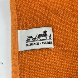 HERMES Hermes Bath Towel, Knee Blanket, Yachting Beach Large Cotton, Women's, Orange