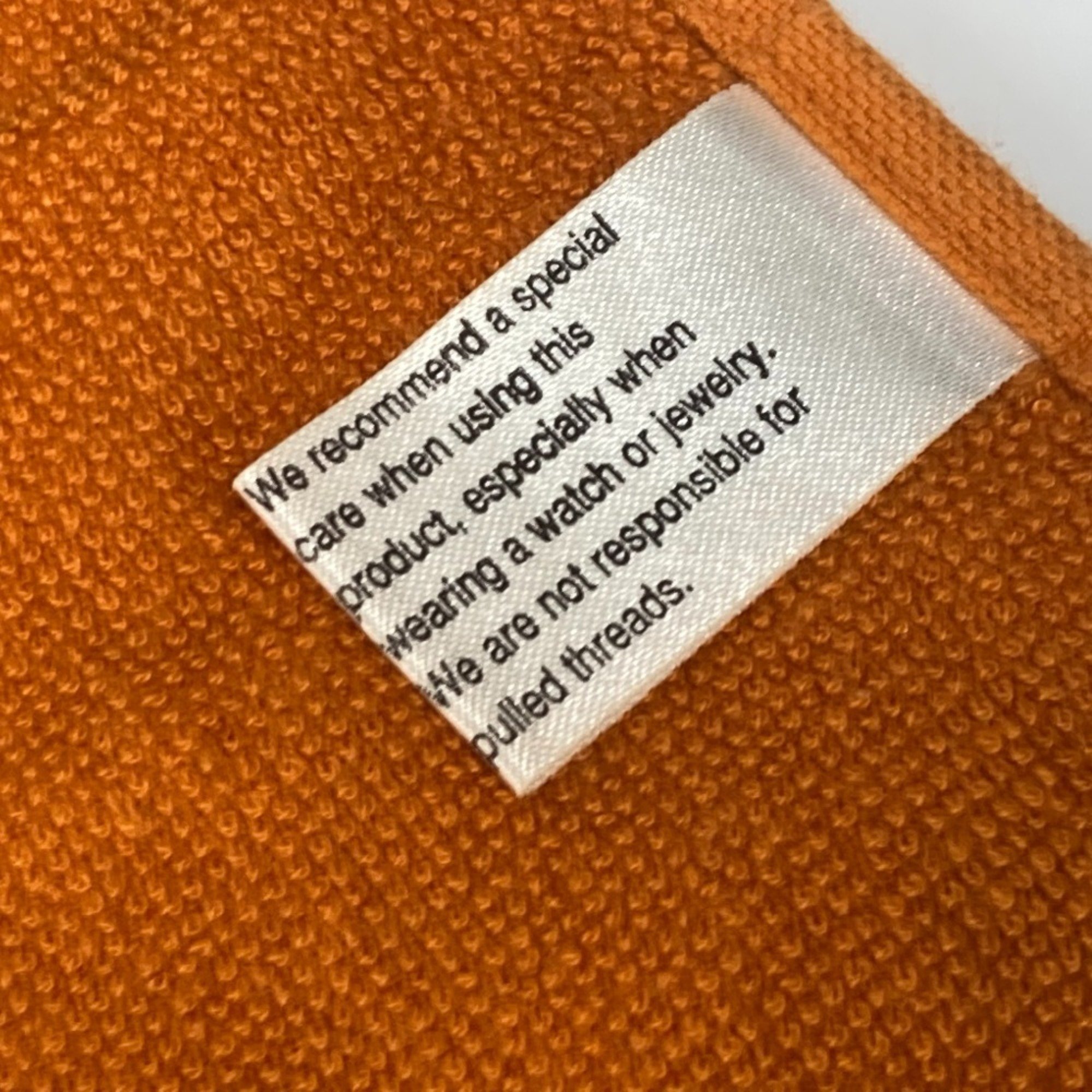 HERMES Hermes Bath Towel, Knee Blanket, Yachting Beach Large Cotton, Women's, Orange