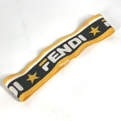 FENDI Fendi Headband Hair Hairband Polyester Men's Yellow