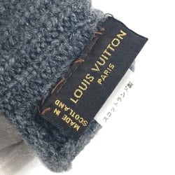 LOUIS VUITTON Louis Vuitton Patch Bicolor Gloves Cashmere Men's Grey