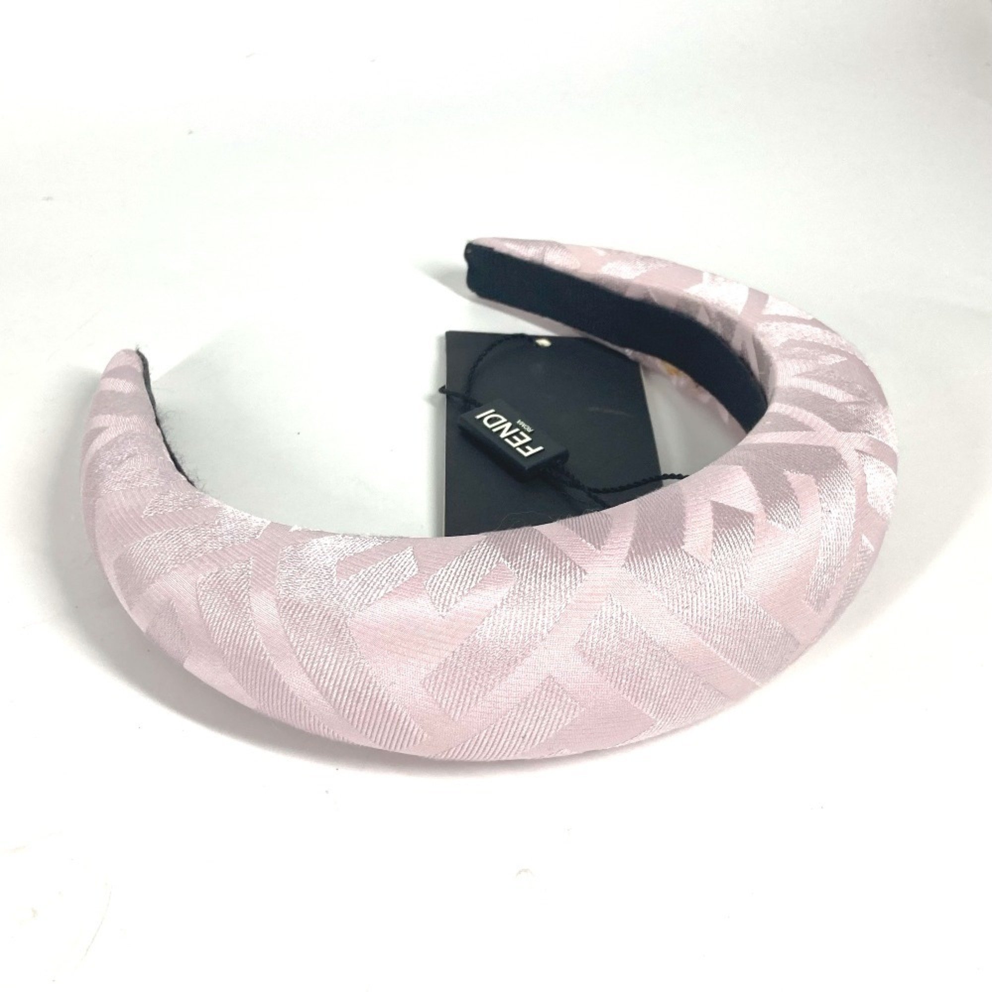 FENDI Hair Headband Hairband Silk Women's Pink