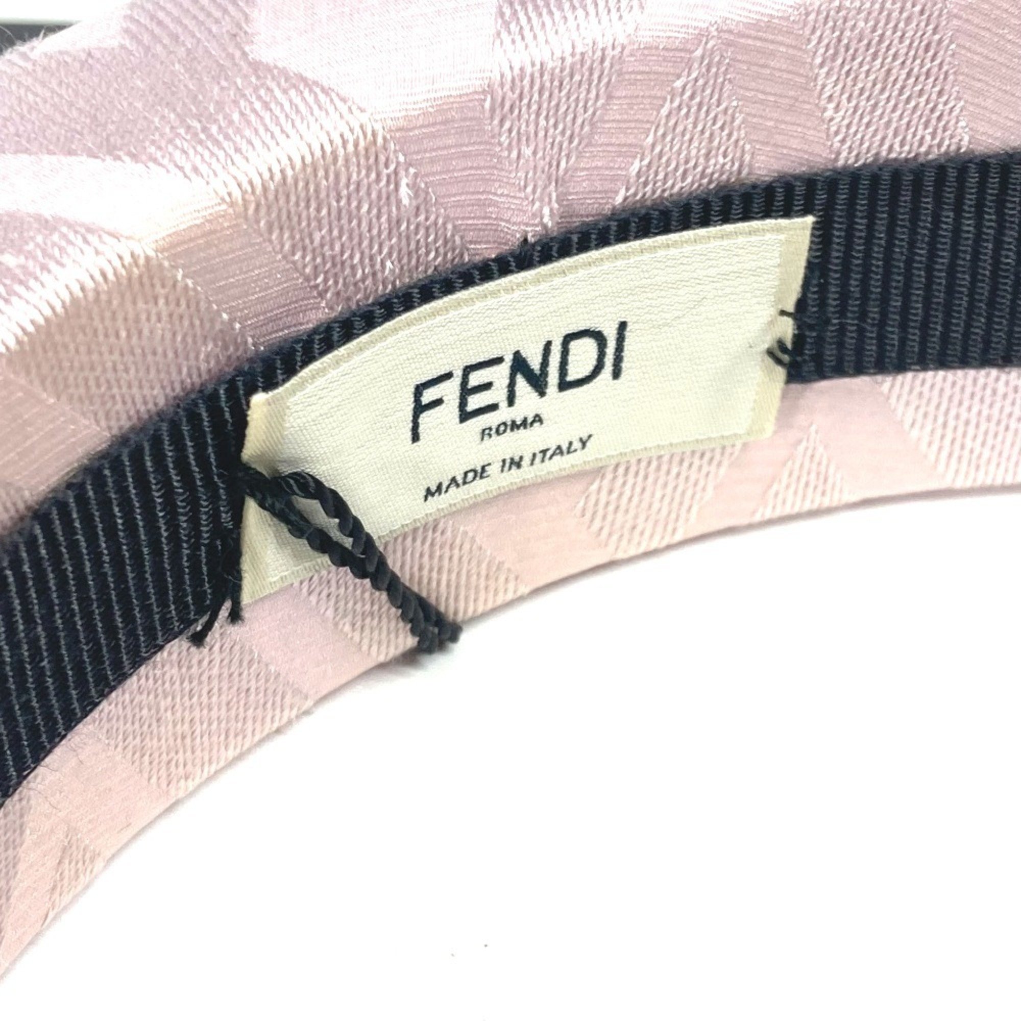 FENDI Hair Headband Hairband Silk Women's Pink