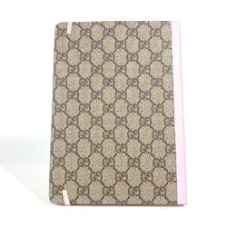 GUCCI Gucci Disney Collaboration DISNEY Daisy Duck GG Supreme Memo Pad Notebook Stationery Women's Beige