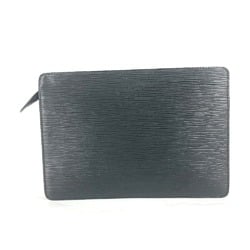 LOUIS VUITTON M52522 Epi Pochette Homme Clutch Bag Pouch Second Leather Men's Noir Black