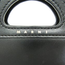 Marni BILLFOLD W/CHAIN PFMO0078U0 LV589 Women's Leather Chain/Shoulder Wallet Black